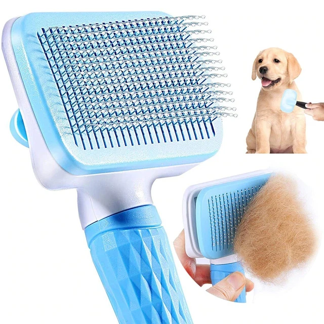 Pet Hair Removal Brush for Dog Cat Fur Cleaning Massage Grooming Comb Tool