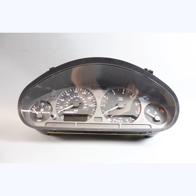 Damaged 1997-1999 BMW E36 3-Series Instrument Gauge Cluster Speedo Tach OEM Damaged 1997-1999 BMW E36 3-Series Instrument Gauge Cluster Speedo Tach OEM