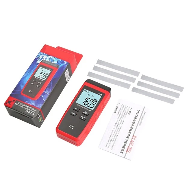 Handheld Tachometer  LCD Display Small Engine Motor Speed Laser-Counter Meter