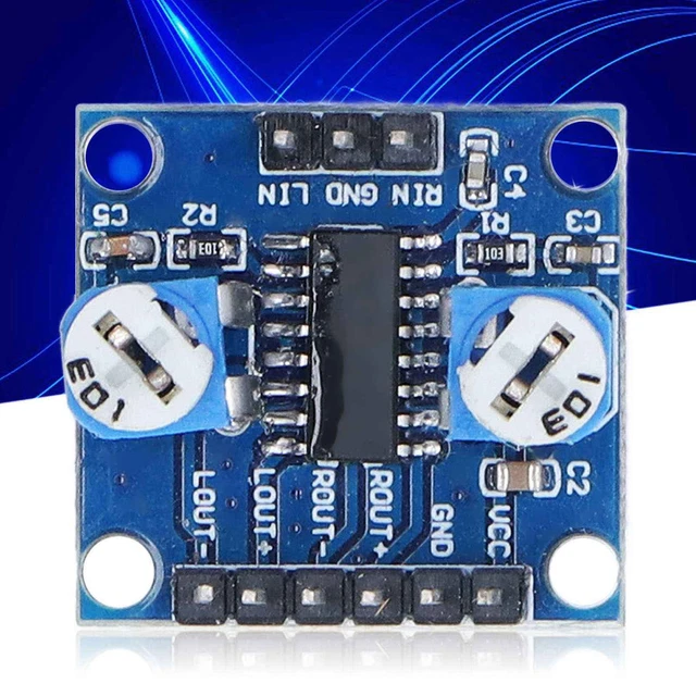 Reland Sun Digitales Verstärkermodul TPA3116D2 – 2x50W, 5-24V DC Für DIY Audio
