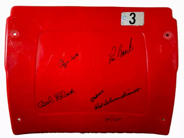 St Louis Cardinals Busch Stadium Autographed 5 HOF Seat Back 515/3227