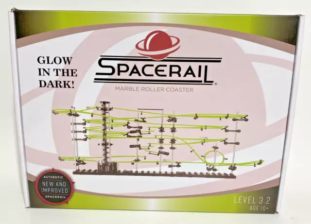 Spacerail Marble Roller Coaster High Speed Glow In The Dark Level 3.2 NEW