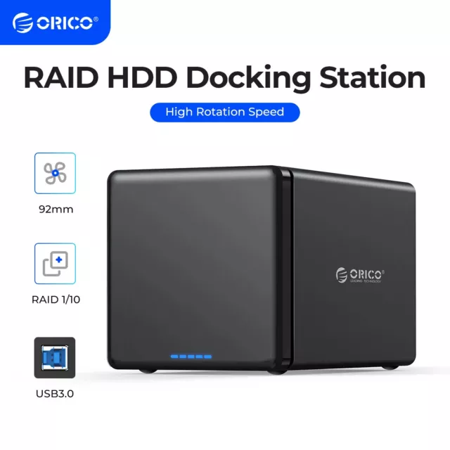 ORICO NS Series 4 Bay 3.5 inch USB3.0 with RAID HDD Docking Station 78W