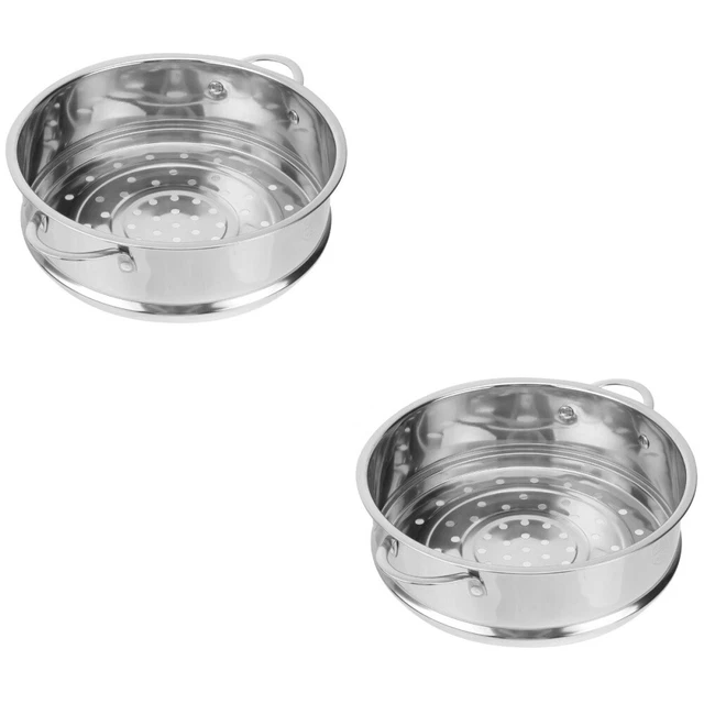 2 pz piroscafo multifunzionale pratico piroscafo alimentare acciaio inox vapore