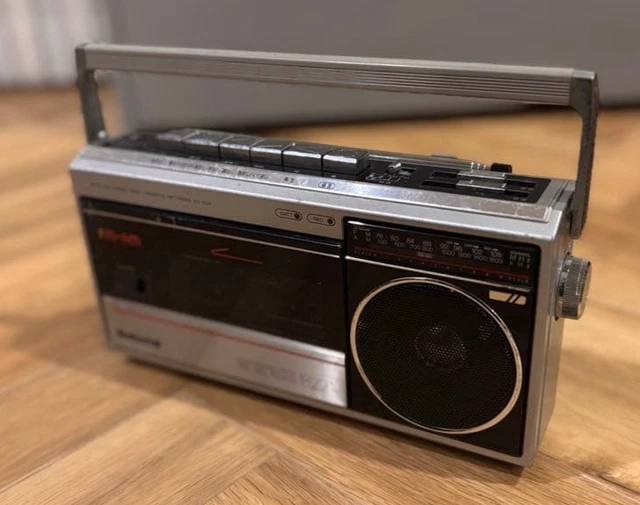 NATIONAL PANASONIC RX-1822 FM-AM Radio Cassette Recorder Mini