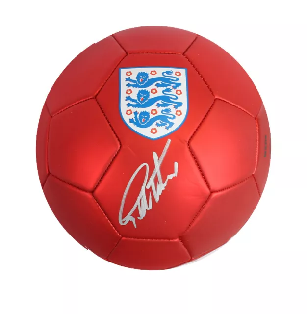 Sir Geoff Hurst Signed England Football Autograph