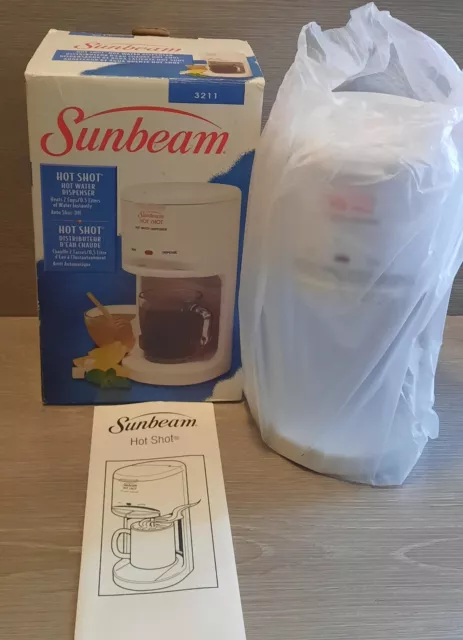 Sunbeam Hot Shot 16 oz Hot Water Dispenser #17081 Tea Cocoa Coffee USA  Tested