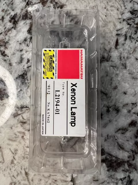 Hamamatsu Xenon Lamp Type No. L2194-01