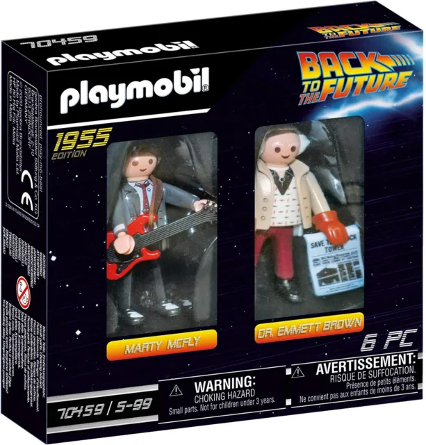 Playmobil 70459 Back to the Future Zurück in die Zukunft Marty McFly & Dr. Brown
