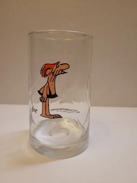 BC Ice Age Comics 1981 Arby's Collectors Glass B.C. Character Thor