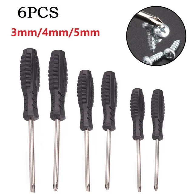 Hochwertige Materialien Handwerkzeuge Schraubendreher Kreuz/Geschlitzt 6pcs