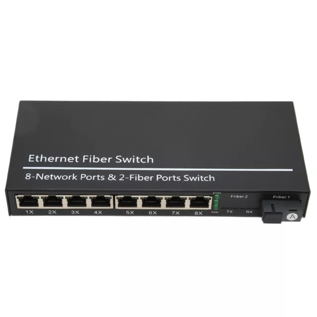 Gigabit Ethernet Switch 9 Ports 10 100 1000M Tx1310nm Full Half Duplex Fiber RHS