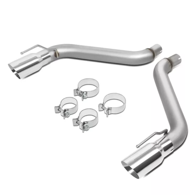 For 16 to 20 Chevy Camaro 2.0L 3.6L Axle Cat Back Exhaust Kit w/4"OD Muffler Tip