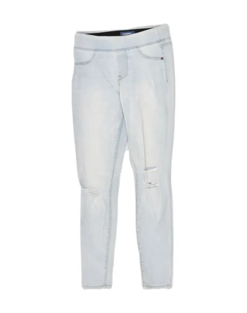 Jeans skinny da donna OLD NAVY UK 4XS W25 L28 blu cotone TM10