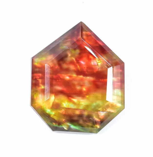 RARE 27.45 CT Natural Canadian Ammolite Loose Gemstone Opallike