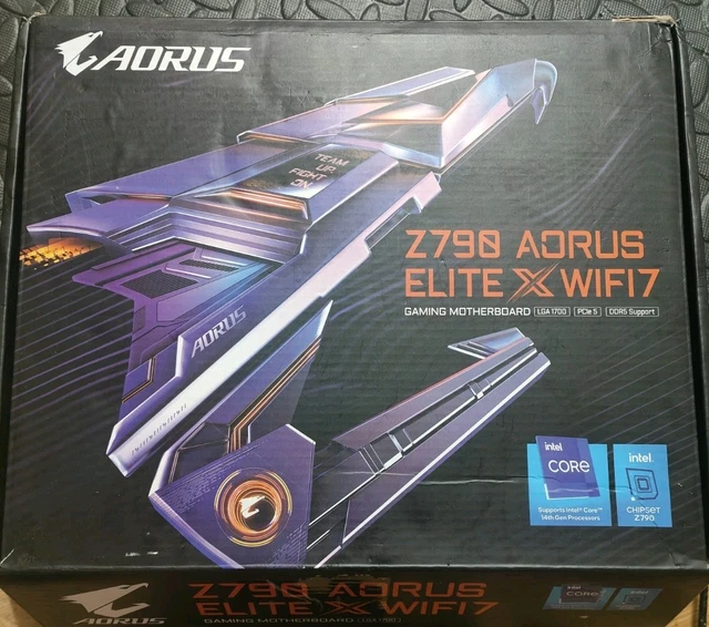 GIGABYTE Z790 AORUS ELITE X WiFi 7 LGA 1700 ATX Intel Motherboard DDR5 ...