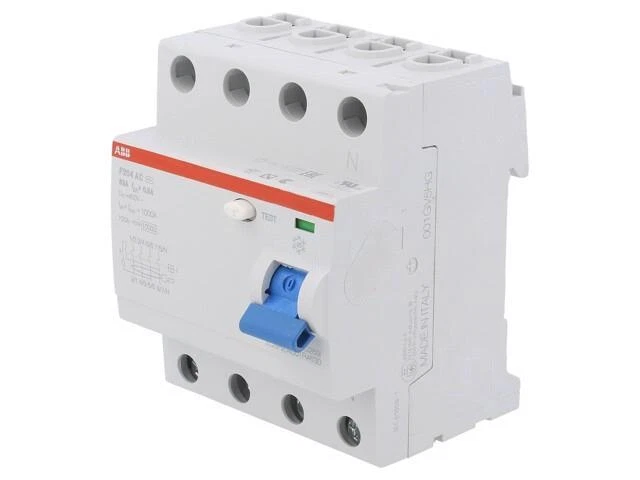 ABB | F204A-63/0,03 | Interruttore differenziale corrente 4 poli 63 / 0,03A F204A-63/0,03 | 2CSF204101R1630 | Interruttore differenziale