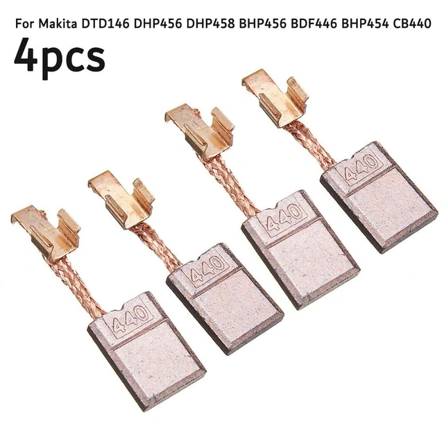 4 pz spazzole in carbonio per adattarsi a DTD146 DHP456 DHP458 BHP456 BDF446 BHP