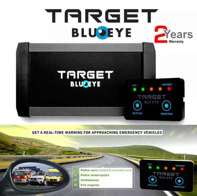 Target Blu Eye Emergency Vehicle And Tetra Radio Detector / Early Warning System