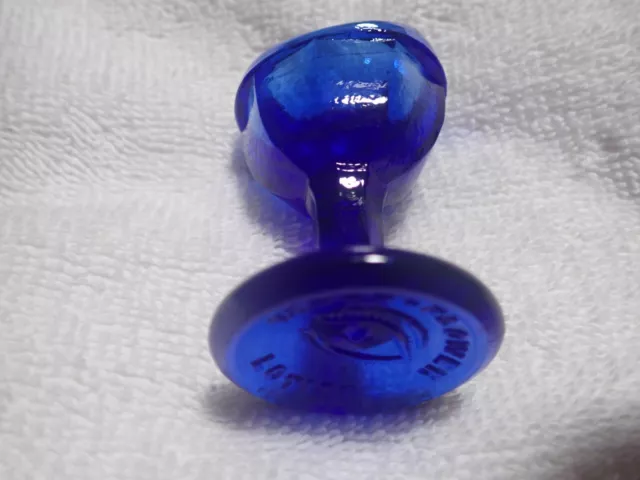 Fantastic Elder Flower Cobalt Blue Eye Wash Cup (Molded Eyebath) Made In Usa