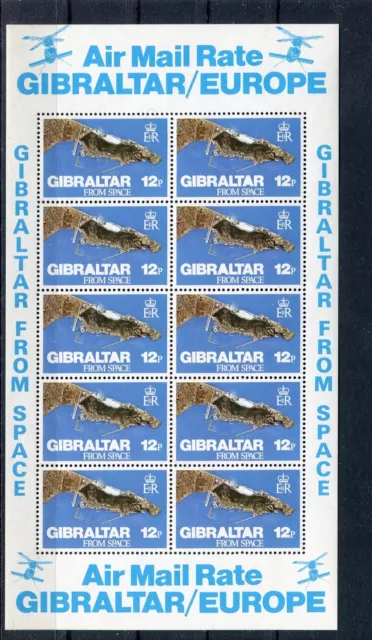 Gibraltar aus dem Weltraum Mi.-Nr. 371 postfrischer Kleinbogen - b6462