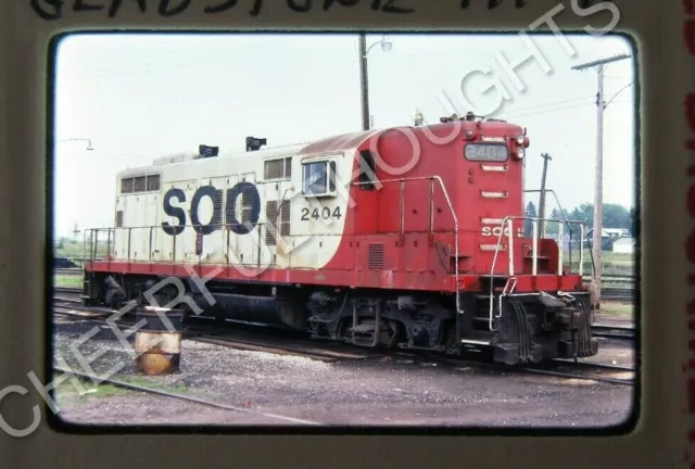 Original '79 Kodachrome Slide SOO Line 2404 GP9 Gladstone, MI       24J3
