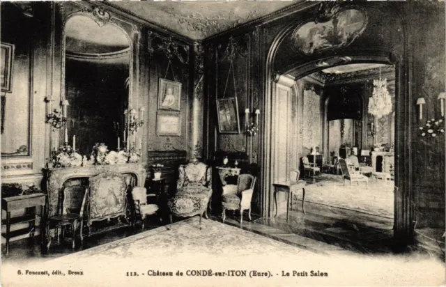 CPA Chateau de CONDÉ-sur-ITON - Le Petit Salon (181695)
