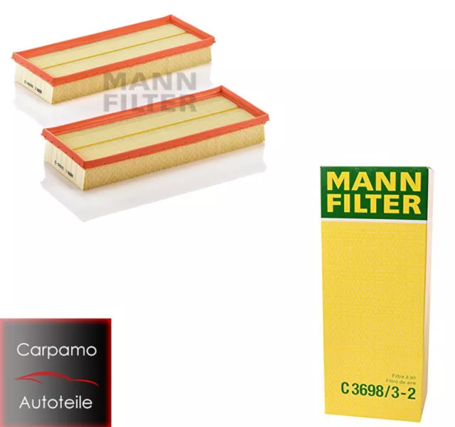 MANN Luftfilter C3698/3-2 MERCEDES W203 W204 C219 W211 W212 W463 X164 X204 uvm.