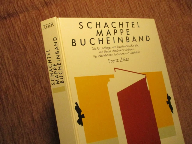 Zeier SCHACHTEL+MAPPE+BUCHEINBAND Buchbinderei BUCHBINDER Buchbinden HANDEINBAND 4