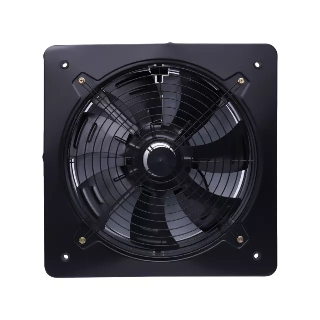 16'' Industrial Black Ventilating Extractor Fan Copper Wire Motor 2800r/min 750W