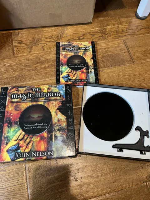 COMPLETE SCRYING SET! THE MAGIC MIRROR: DIVINATION THROUGH SCRYING XJohn Nelson