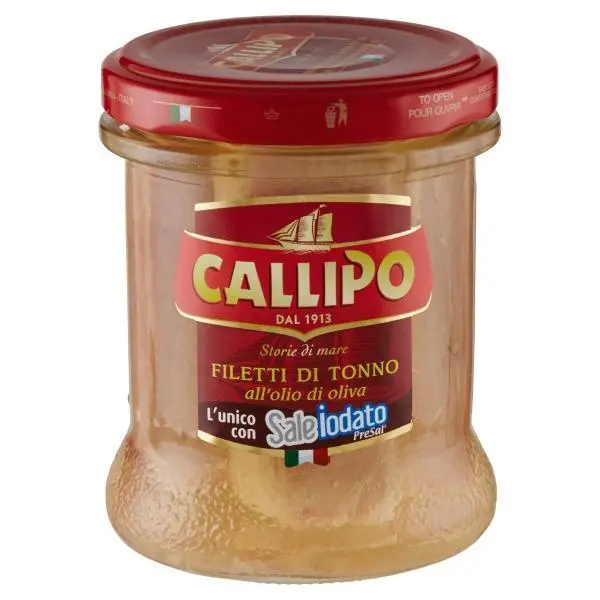 Filetti di Tonno all'Olio di Oliva CALLIPO 170gr