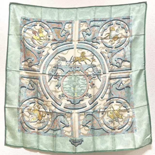 [USED SCARF] HERMES Carre90 Horse Painter Scarf $310.81 - PicClick