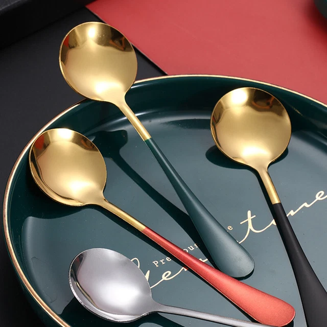 Set 12 Cucchiaini In Acciaio Inox Da Dessert/caffè, 17 Cm, Per Gelato E Cucina - 4