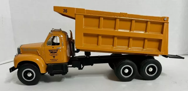 First Gear C.p. Ward 1960 Mack B-61 Heavy Duty Tandem Axle Dump Truck