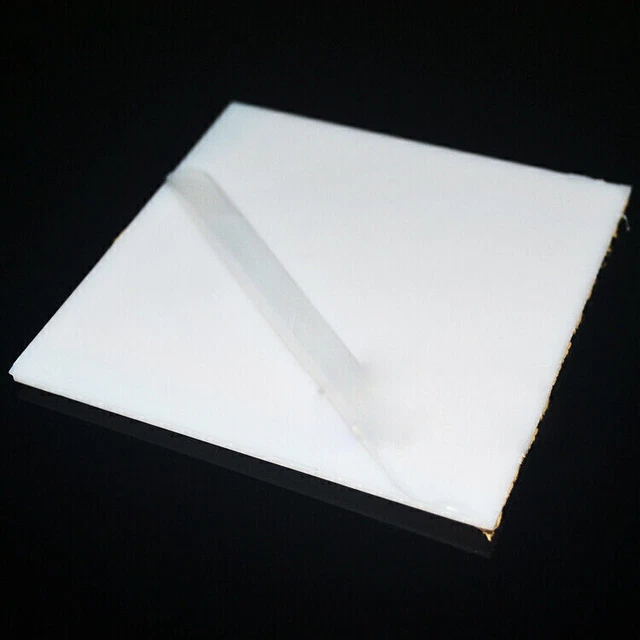 Square Translucent A4 300x300 400x400mm Acrylic Sheet Plate White PMMA