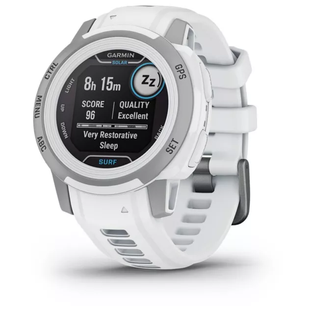 Garmin INSTINCT 2S SOLAR SURF Smartwatch Silicone Blanc GPS 40mm 010-02564-03