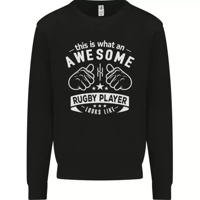 An Awesome Rugby Player Looks Like Union Kids Sweatshirt Jumper