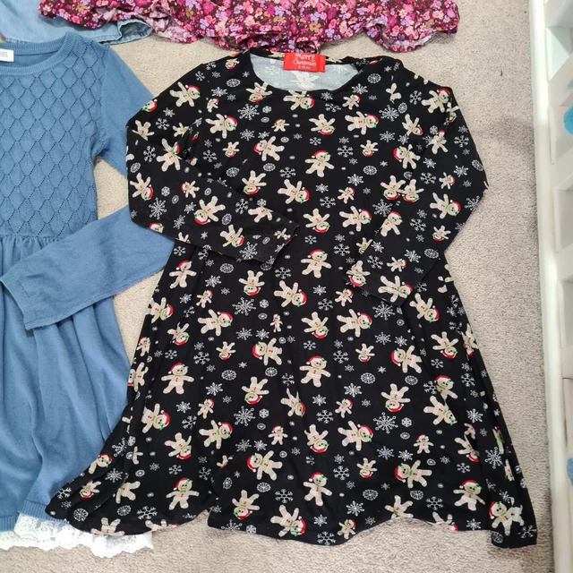 girls clothes bundle dresses 9-10 years vgc 3