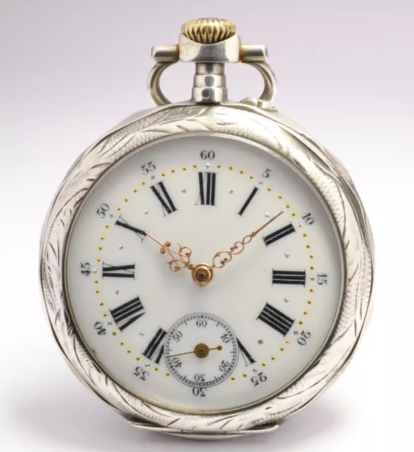 Old silver pocket watches on sale for sale
