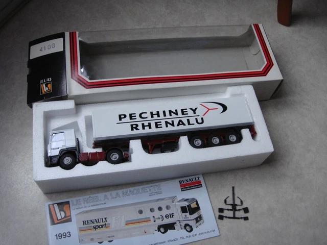 CAMION N LBS Eligor Renault Magnum Avec Remorque Renault Sport F1 Comme Neuf EUR 79,95 - FR
