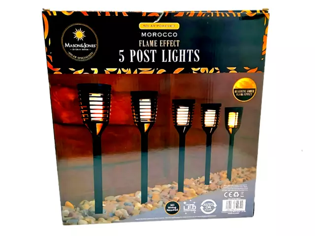 Mason and jones store moroccan solar lights