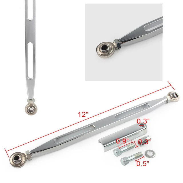 Set CNC Chrome Shifter Shift Linkage For Harley Softail Road King Electra Glide