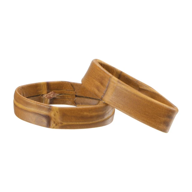 PU Pelle Sostituzione Fissaggio Custodia per 21mm Orologio Cinturino,Marrone 2pz