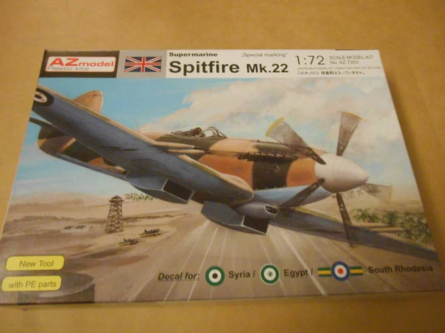 Nationwide 290 Included 1/72 Az Model England Supermarine Spitfire F.Mk.22