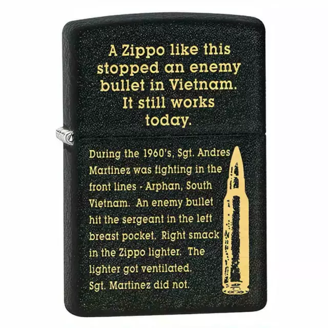 Zippo Lighter Catching Bullet #236 Planeta Limited Edition Matte Black with Box