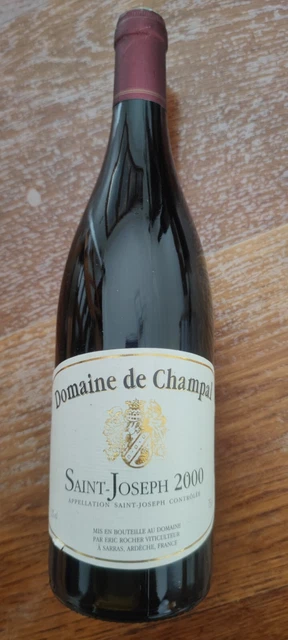 Vin rouge Saint Joseph 2000 Domaine de Champal