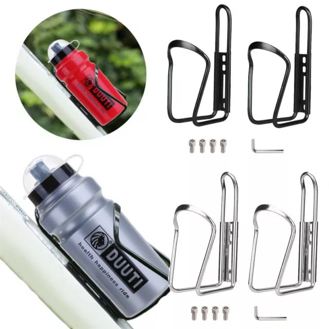 2x Bike Bottle Holder Bicycle Handlebar Cycling Drink Water Cup Cage Mount