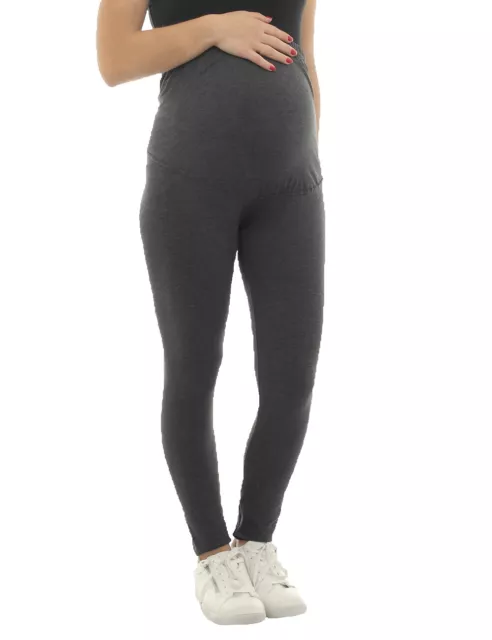 Contenitivo Pantaloni Leggings lang Incinta Pancia Cotone