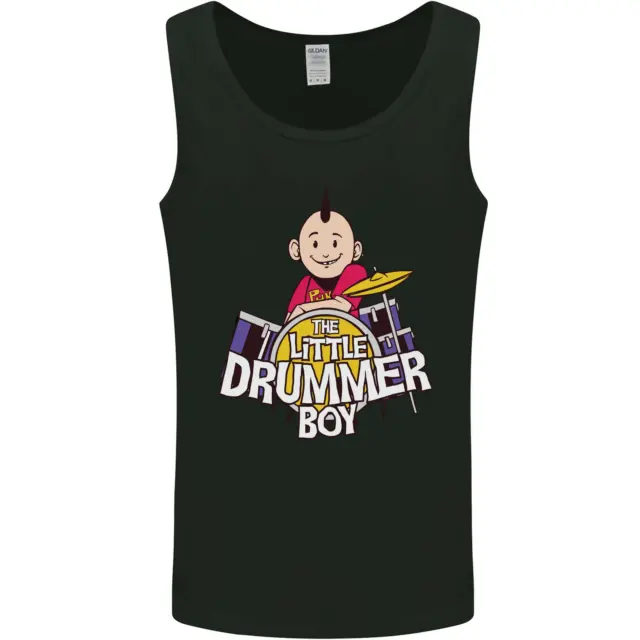 The Little Drummer Boy Funny Drumming Drum Mens Vest Tank Top